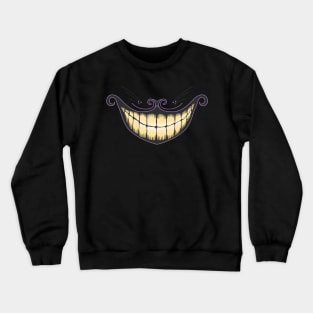 Cheshire Cat Grin Crewneck Sweatshirt